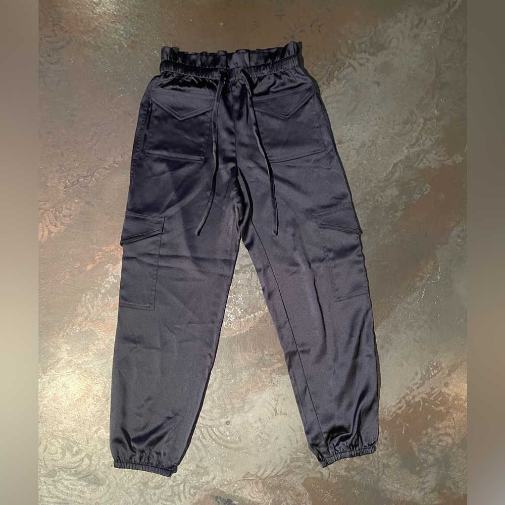 Banana Republic Black Satin Pants